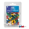 PUSH PINS ASST COLOURS (PK 100)