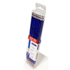 12 pack of blue Norica pencils with white erasers.