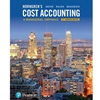 Horngren's Cost Accounting: A Managerial Emphasis, Eighth Canadian Edition Plus Mylab Accounting With Pearson E-text -- Access Card Package