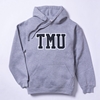 Grey Hoodie with Varsity TMU Logo