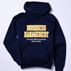 Navy Hoodie with Business Management Logo