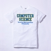 White T-Shirt with Computer Sciences Logo