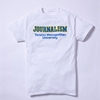 White T-Shirt with Journalism Logo