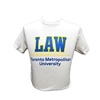 White T-Shirt with Law Logo