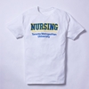 White T-Shirt with Nursing Logo
