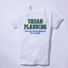 White T-Shirt with Urban Planning Logo
