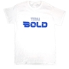 TMU Bold T-Shirt - White/Blue