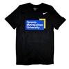 TMU Men's Nike T-Shirt with Color University Logo Front Chest - Black