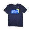 TMU Men's Nike T-Shirt with Color University Logo Front Chest - Navy