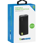 OnHand Portable Power Bank Plus 5,000 mAh - Black