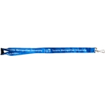 Blue Lanyard with White TMU Logo