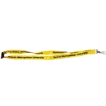 Yellow Lanyard with Black Wordmark