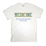 White T-Shirt with Medicine Logo