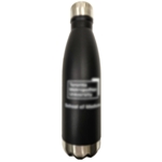 Water Bottle Matte 17 Oz. with School of Medicine Logo - Black