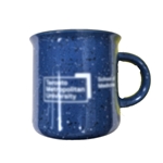 TMU Mug with White School of Medicine Logo with Black Trim - Fireside Blue/White