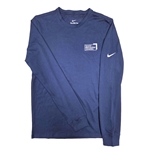 TMU Nike Long Sleeve T-Shirt w/ University Logo - Navy