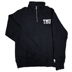 TMU Roots 1/4 Zip with TMU Logo - Black