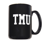 TMU Mug 14 Oz. with TMU Logo - Black/Cream