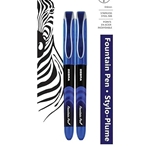 Zebra Fountain Pen - Blue Ink