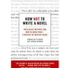 HOW NOT TO WRITE A NOVEL