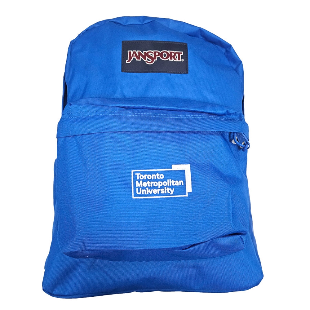 Blue jansport bag best sale