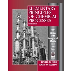ELEMENTARY PRINCIPLES OF CHEMICAL PROCESSES/STUD.WKBK.(PKG)