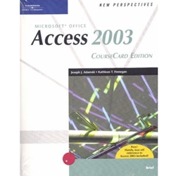 NP MS OFFICE ACCESS 2003 COURSE CARD ED.BRIEF
