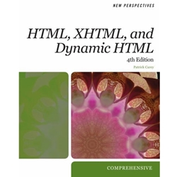 NEW PERSPECTIVES ON XTML XHTML & DYNAMIC HTML COMPREHENSIVE