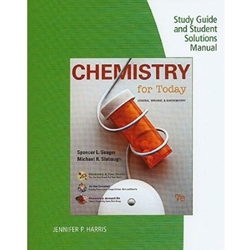 CHEMISTRY FOR TODAY STUDY GUIDE WITH SOLUTIONS MANUAL