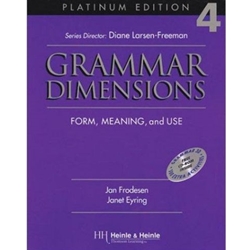 GRAMMAR DIMENSIONS PLATINUM ED.4 WITH CD ROM