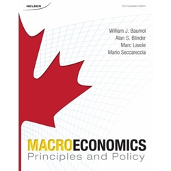 MACROECONOMICS PRINCIPLES & POLICY CAN.ED.