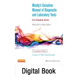 E-BOOK ON VITALSOURCE FOR MOSBY'S CANADIAN MANUAL OF DIAGNOSTIC & LAB. TESTS
