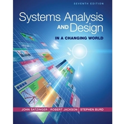 Systems Analysis and Design in a Changing World (Cengage)