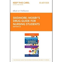 STANDALONE PAGEBURST EBOOK ON VITALSOURCE FOR MOSBY'S DRUG GUIDE FOR NURSING STUDENTS