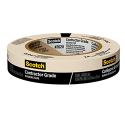 Roll of 3 metre beige Scotch brand masking tape.