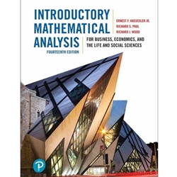 Introductory Mathematical Analysis For Business, Economics, And The Life And Social Sciences, Fourteenth Edition Plus Mylab Math With Pearson Etext -- Access Card Package, 14/e
