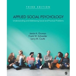 Order Online Applied Social Psychology: Understanding And Addressing Social And Practical Problems (180 Day Access)