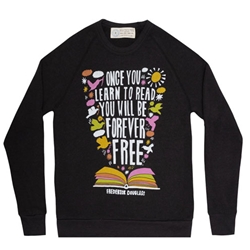 Once You Learn Universal Crewneck Sweatshirt - Black