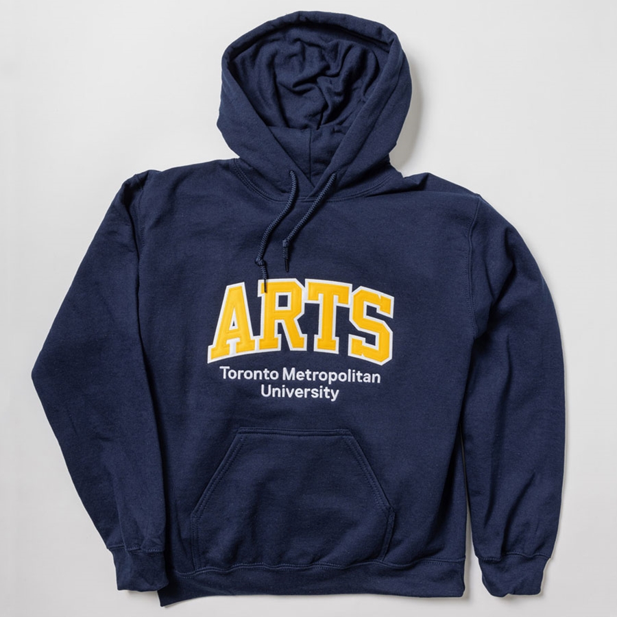 Navy Hoodie with Arts Logo
