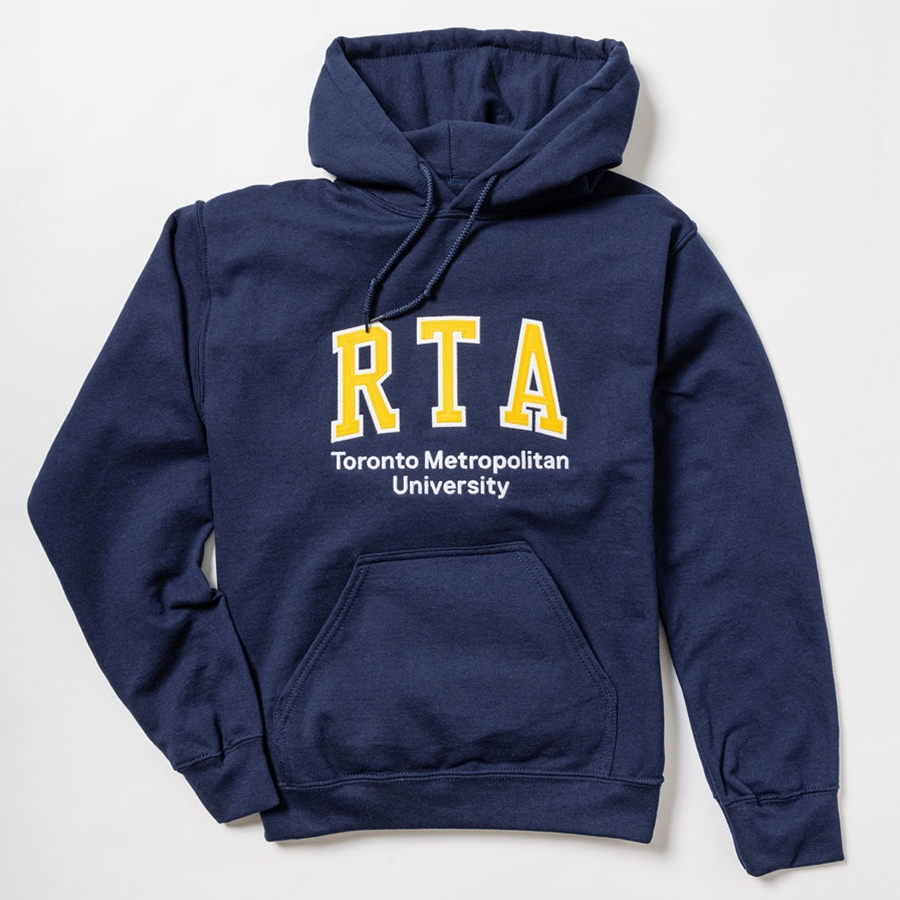 Navy Hoodie with RTA Logo