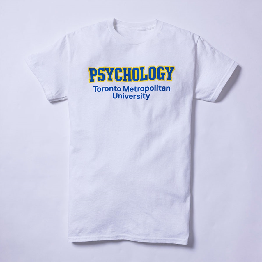 White T-Shirt with Psychology Logo