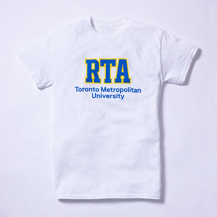 White T-Shirt with RTA Logo