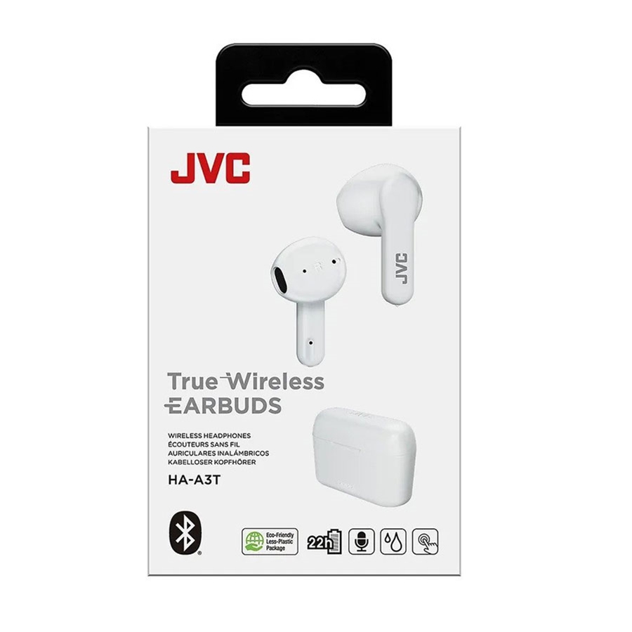 JVC Wireless Earbuds Bluetooth - White