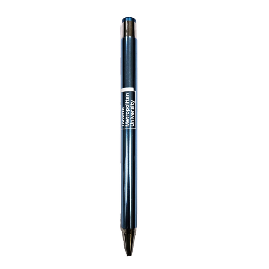 TMU Metal Pen with TMU Print - Blue