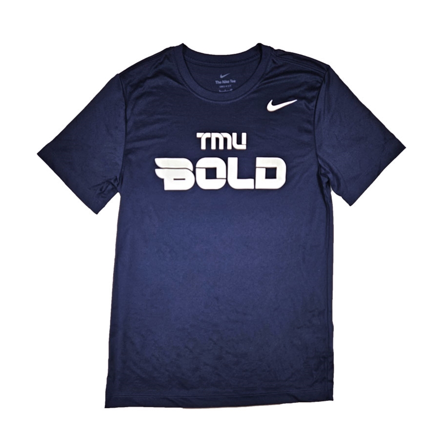 TMU Bold Nike Legend T-Shirt - Navy