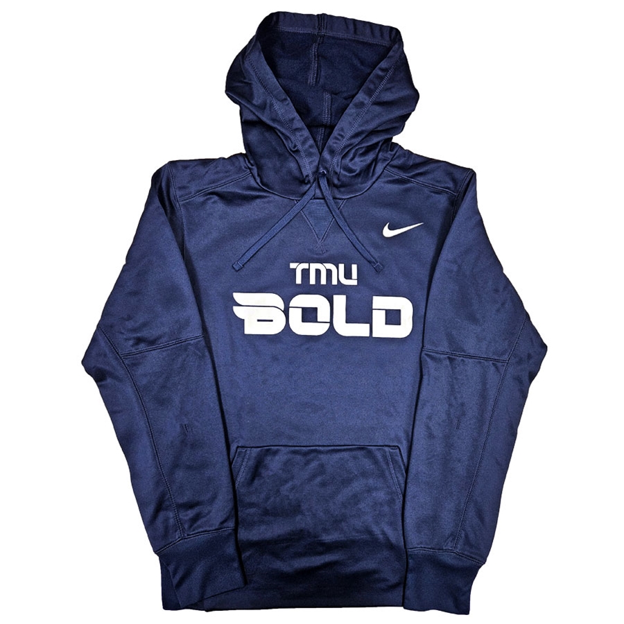 TMU Bold Nike Therma Hoodie - Navy
