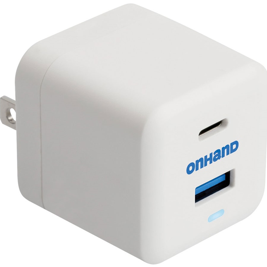 Power Delivery Wall Charger with USB-A and USB-C Ports