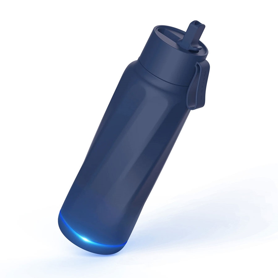 WaterH +1 Vita Smart Water Bottle - Magnetite Blue