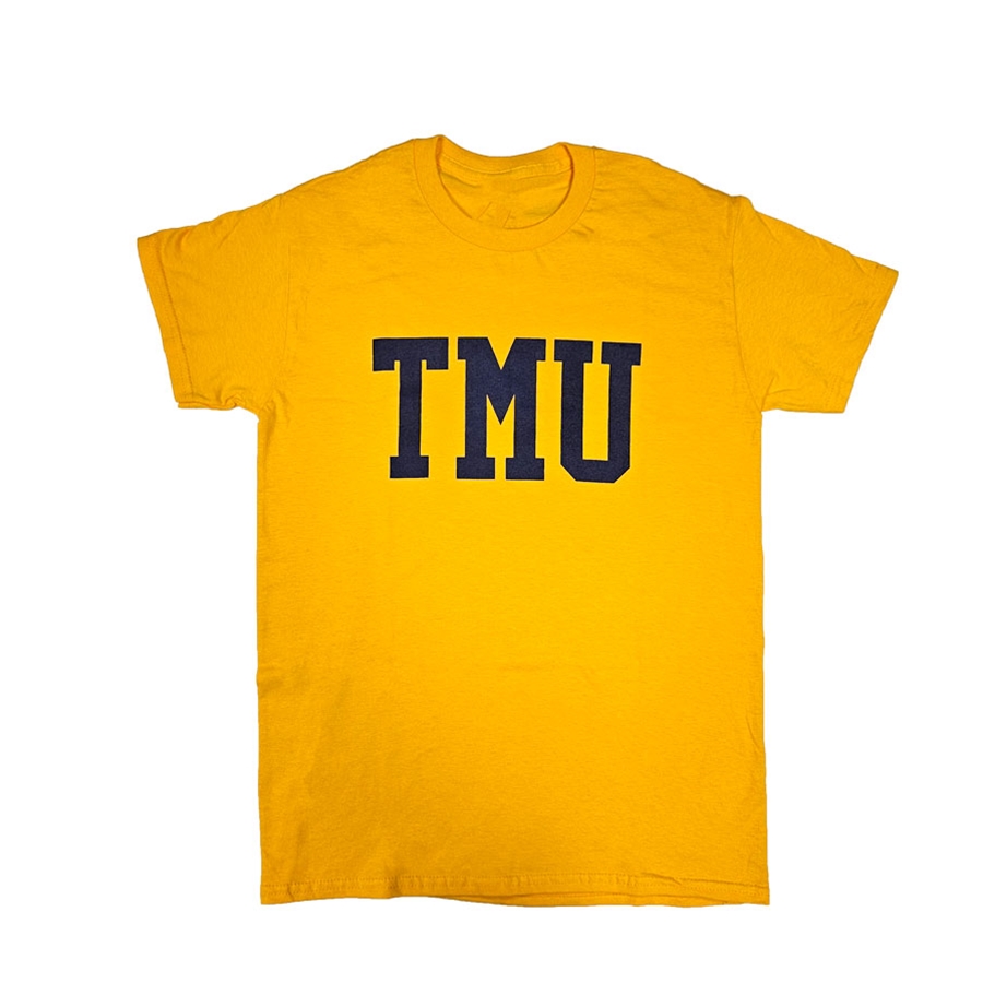 TMU Athletic T-Shirt w/ TMU Logo - Gold