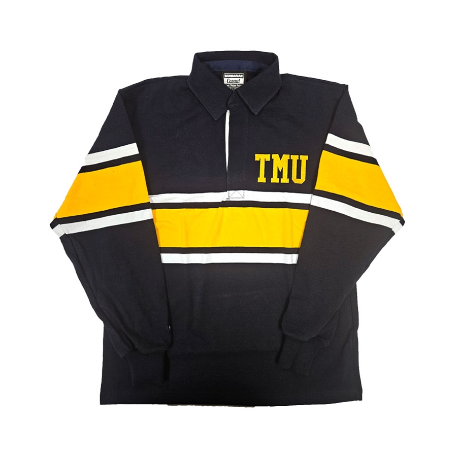 TMU Rugby Shirt - Navy/Yellow/White